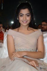 Rashmika Mandanna at Chalo Movie Pre Release Event